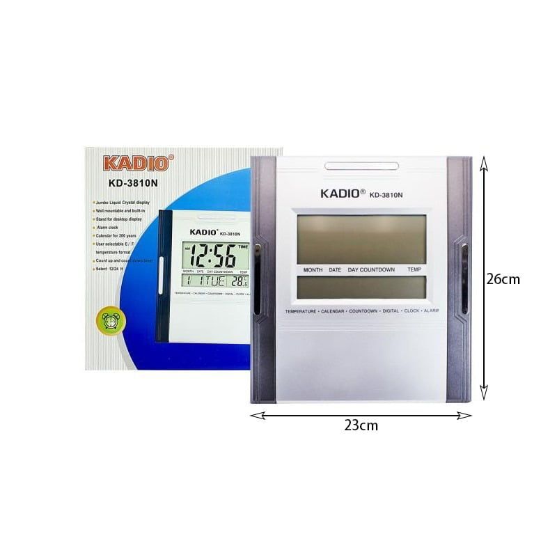 Kadio Ψηφιακό Ρoλόι & Ξυπνητήρι - Digital Clock KD-3810N - Image 3