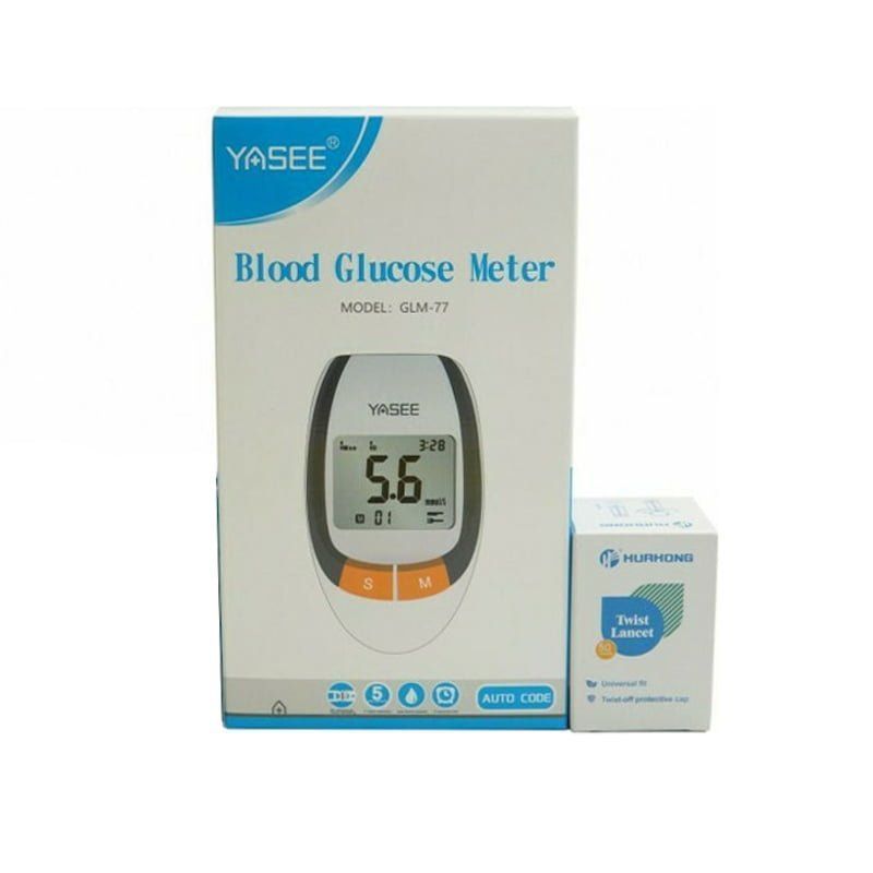 Yasee GLM-77 Μετρητής Σακχάρου και νυστέρι - Blood glucose meter with twist lancet - Image 4