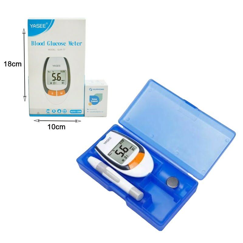 Yasee GLM-77 Μετρητής Σακχάρου και νυστέρι - Blood glucose meter with twist lancet - Image 5