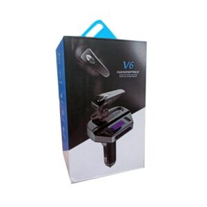 Alternative view of Φορτιστής Αυτοκινήτου Bluetooth με Ακουστικό V6 BT - Handsfree Car Kit FM