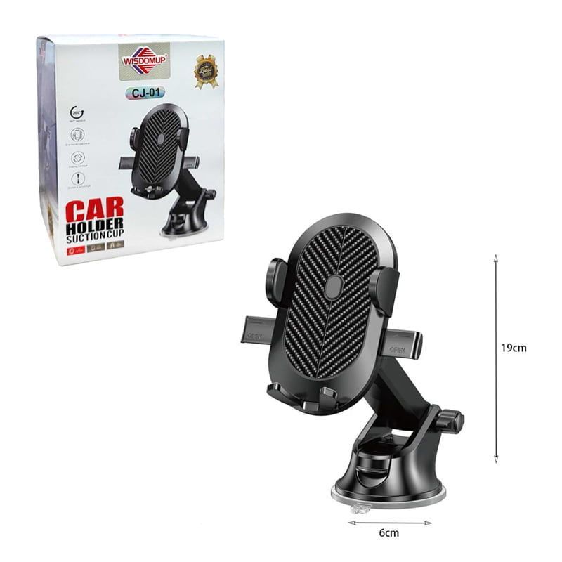 Wisdomup Βάση Κινητού Αυτοκινήτου CJ-01 - Car holder suction cup - Image 4