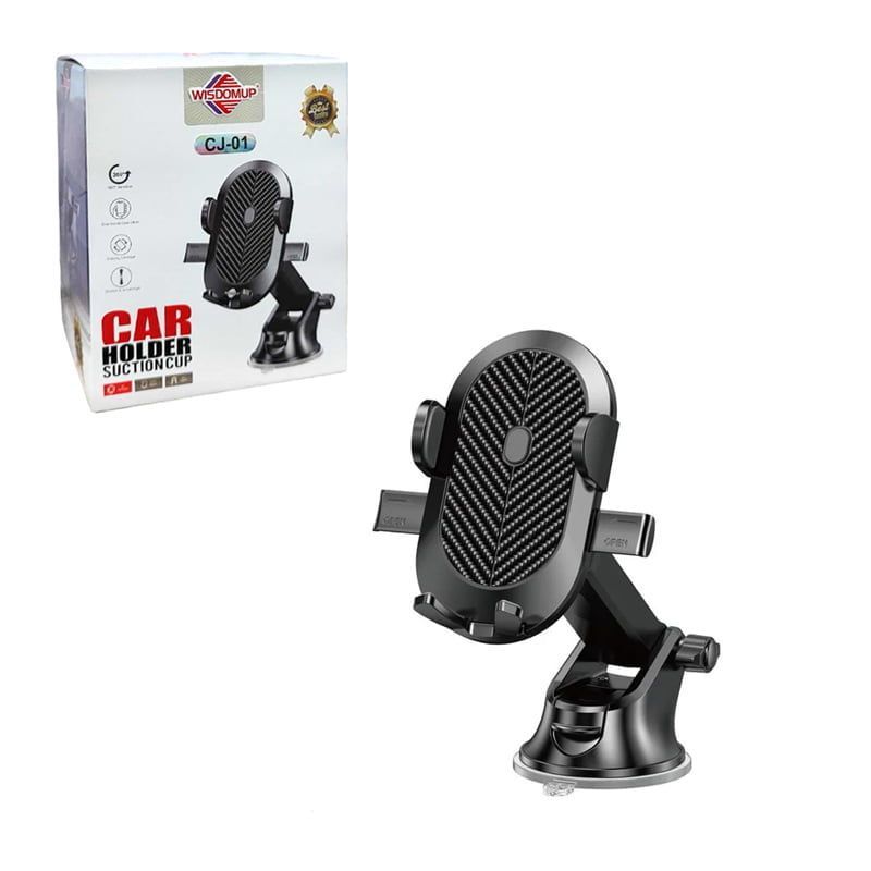 Wisdomup Βάση Κινητού Αυτοκινήτου CJ-01 - Car holder suction cup - sukki.gr