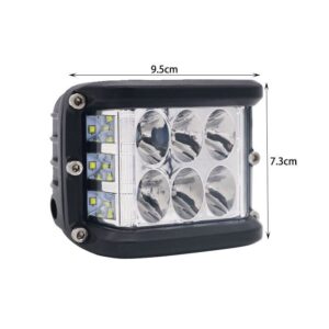 Alternative view of Προβολέας εργασίας 6 LED 36W μπλε - LED work light blue