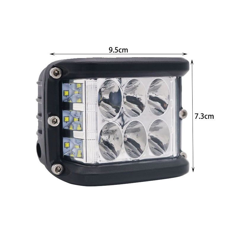 Προβολέας εργασίας 6 LED 36W μπλε - LED work light blue - Image 2