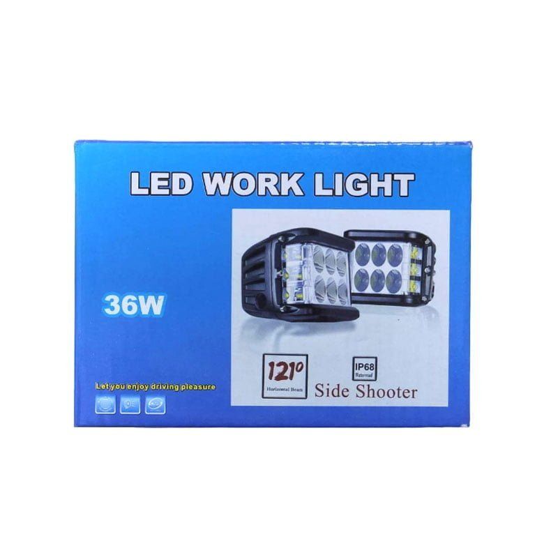 Προβολέας εργασίας 6 LED 36W μπλε - LED work light blue - Image 4