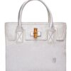 Τσάντα χειρός BY-31423 – Ασημί BAG TO BAG - sukki.gr