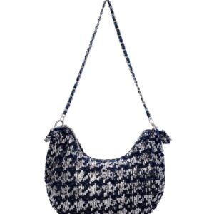 Τσάντα ώμου με παγιετες BS23202 – Μπλέ BAG TO BAG - sukki.gr