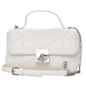 Τσάντα χιαστί με αλυσίδα-SW8951 – Ασπρο BAG TO BAG - sukki.gr