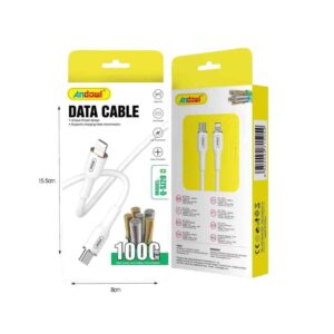 Alternative view of Andowl Καλώδιο δεδομένων Type-c σε Lightning 3Α 1m Q-SJ20 - Data Cable
