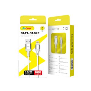 Andowl Καλώδιο Φόρτισης και Δεδομένων 1m iOS USB σε Lightning Q-SJ45B – Data Cable - sukki.gr