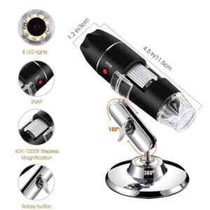 Alternative view of Ψηφιακό Μικροσκόπιο USB Μονόφθαλμο 1600x - Digital Microscope Electronic Magnifier
