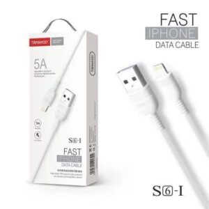 TRANYOO Καλώδιο δεδομένων lighting 5A 1m S6-I - Fast charger cable - sukki.gr