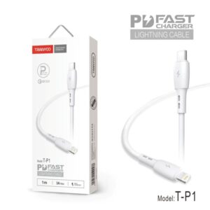 Tranyoo Καλώδιο δεδομένων Lightning-IOS 1m 3A T-P1 - Fast charger lighting cable - sukki.gr