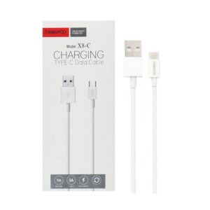 Tranyoo Καλώδιο δεδομένων type-C 3A 1m X8-C - Fast charger cable - sukki.gr