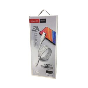 Tranyoo Καλώδιο δεδομένων lighting IOS 2A 3m S7-l - Fast charger lighting cable - sukki.gr