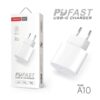Tranyoo αντάπτορας φορτιστής χωρίς καλώδιο USB-C 20W 3A A10 - Fast charger - sukki.gr
