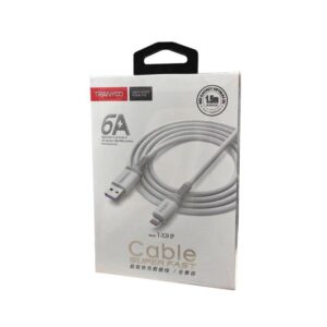 Tranyoo Καλώδιο δεδομένων lighting IOS 6A 1.5m T-X20 IP - Fast charger cable - sukki.gr