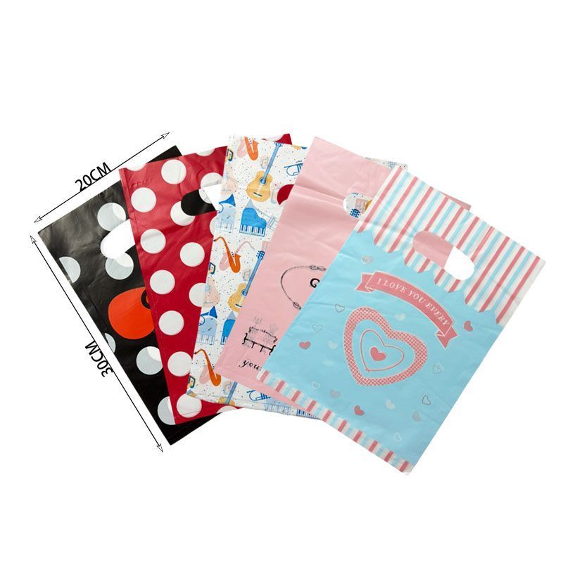 Πλαστική σακούλα δώρου 30x20cm 50τμχ - Plastic present bag - Image 2