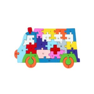 Alternative view of Εκπαιδευτικό Ξύλινο Πάζλ 6τεμ - Educational Wooden Puzzle