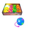 Παιχνίδι μπαλάκι με φως 12τμχ - Flashing spiky ball - sukki.gr