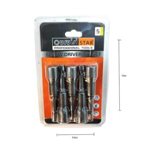 Uruisi Σετ καρυδάκια μαγνητικά 8x65mm - Screw driver vit set - sukki.gr