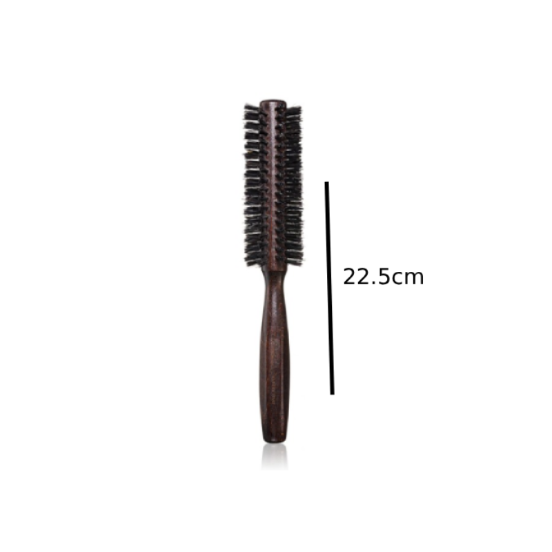 Στρογγυλή Βούρτσα Styling Μαλλιών 22.5cm Ξύλινη - Round Hair Styling Brush 22.5cm Wooden Handle - Image 2