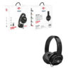 Wisdomup Ενσύρματα Ακουστικά Κεφαλής Stereo HiFi με Μικρόφωνο TDE-06 - Stereo HiFi Headphone - sukki.gr