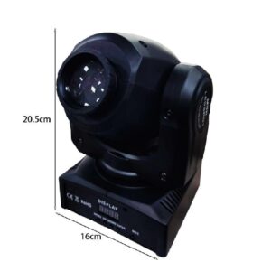 Alternative view of Φωτορυθμικό με περιστρεφόμενη κεφαλή 10W- Mini moving projector 10W