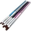 Πινέλα Νυχιών Για Gel - Acrygel Σετ 5 Τεμαχίων - Globalnail Brushes - sukki.gr