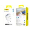 Andowl Φορτιστής κινητού USB Διπλός 3.1A Q-CD63 - Mobile charger - sukki.gr