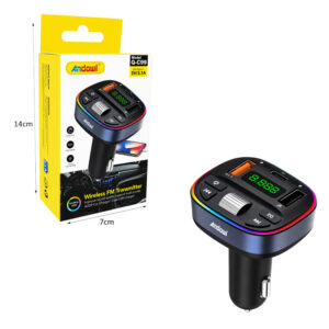 Alternative view of Andowl Ασύρματος FM Transmitter Αυτοκινήτου Bluetooth με Διπλή Θύρα USB και Οθόνη LED Q-C99 - Wireless Bluetooth FM Transmitter Car Charger
