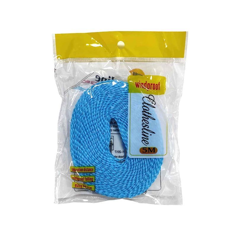 Σχοινί Απλώματος Ρούχων σε Κρεμάστρες 5m - Clothes line hanger stop rope - Image 6