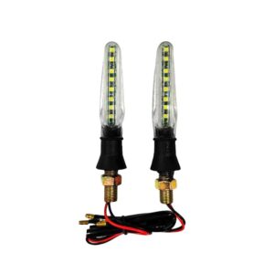 Wenchang Φλας Μηχανής σετ 2τμχ LED 12V - Motorcycle LED Replacement Globe Corner Lights - sukki.gr