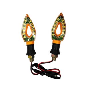 Wenchang Φλας Μηχανής σετ 2τμχ 12V - Motorcycle LED Replacement Globe Corner Lights - sukki.gr