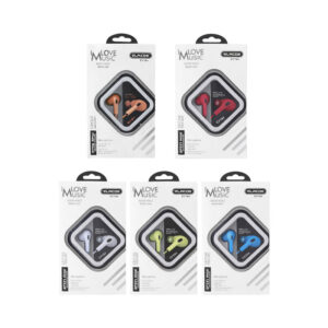 Ενσύρματα Ακουστικά με Μικρόφωνο EV194 – Wired Earphones with Microphone - sukki.gr