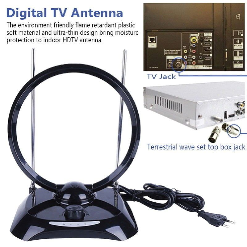 Φορητή ψηφιακή κεραία τηλεόρασης - Digital HDTV Antenna TV Receiver DVB-T-FD-O - Image 3