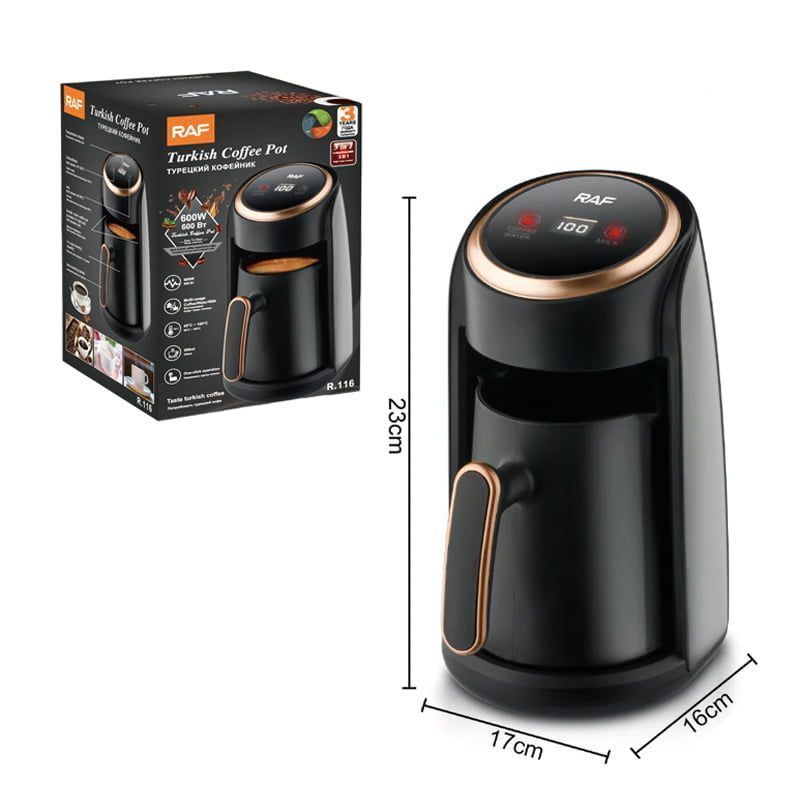 RAF Μηχανή Ελληνικού 300ml 600W R.116 - 3in1 Turkish Coffee Pot - Image 7