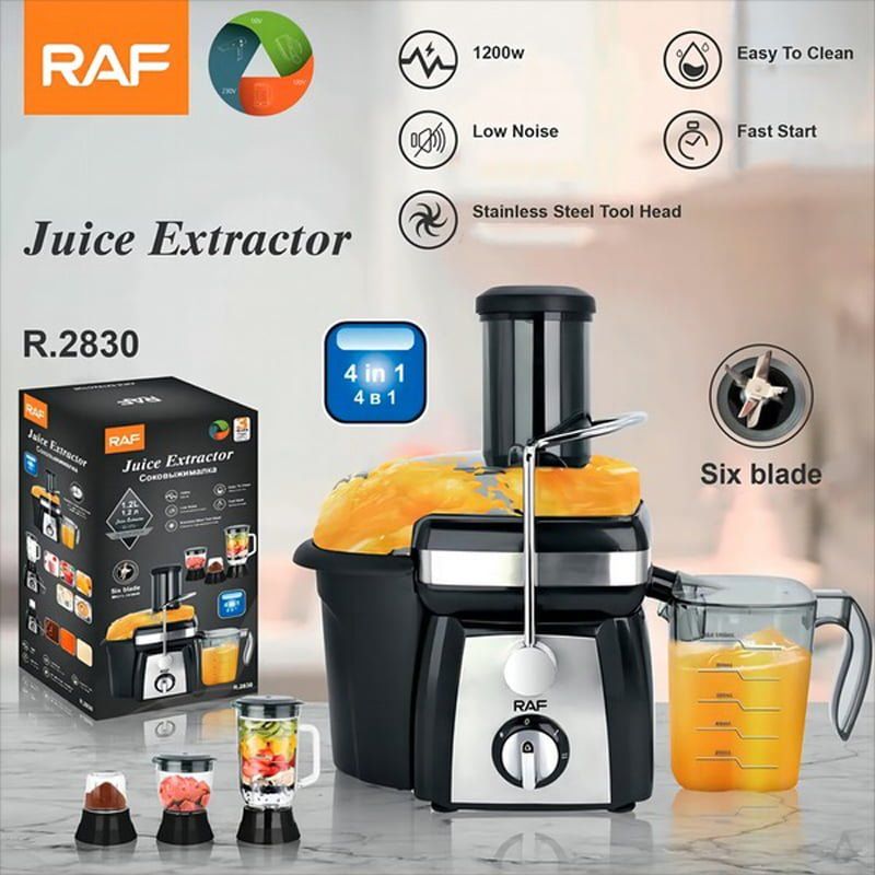 RAF 4σε1 Αποχυμωτής 1.5L 1200W R.2830 - 4in1 Juicer Extractor - Image 3