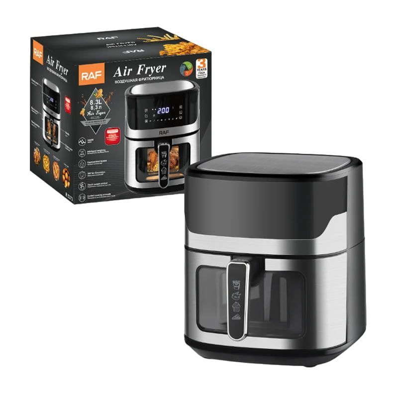 RAF Φριτέζα Αέρος με Αποσπώμενο Κάδο 8.3lt 1600W R.5373 - Air Fryer - sukki.gr