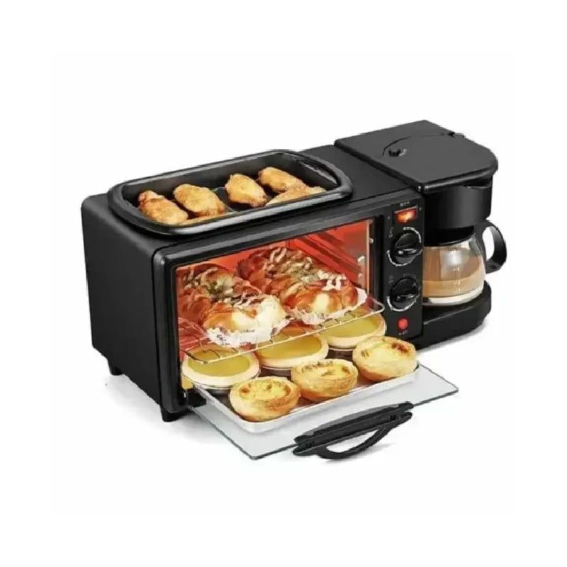 RAF 3 σε Ηλεκτρικός φούρνος με καφετιέρα R.5308R - 3 in 1 Breakfast Maker - Image 5
