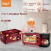 RAF 3 σε Ηλεκτρικός φούρνος με καφετιέρα R.5308R - 3 in 1 Breakfast Maker - sukki.gr
