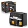 RAF Φριτέζα Αέρος με Αποσπώμενο Κάδο 9lt 1700+1700W R.5272 - Air Fryer - sukki.gr