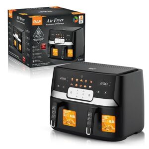 RAF Φριτέζα Αέρος με Αποσπώμενο Κάδο 9lt 1700+1700W R.5272 - Air Fryer - sukki.gr