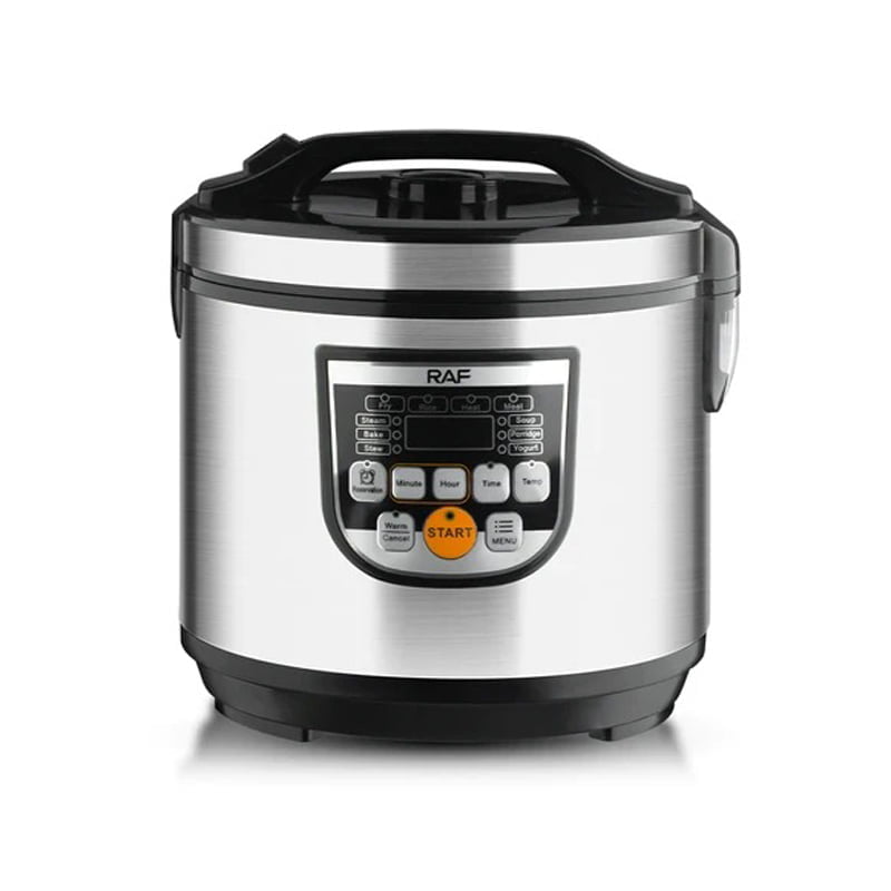RAF Ηλεκτρικός Πολυμάγειρας Rice Cooker 5L 700W με Αντικολλητικό Μπολ και 12 Προγράμματα R.178 - Rice Cooker - Image 2