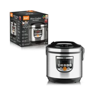 RAF Ηλεκτρικός Πολυμάγειρας Rice Cooker 5L 700W με Αντικολλητικό Μπολ και 12 Προγράμματα R.178 - Rice Cooker - sukki.gr