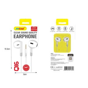 Alternative view of Andowl Ενσύρματα Ακουστικά με AUX 3.5mm Q16 - Earphone