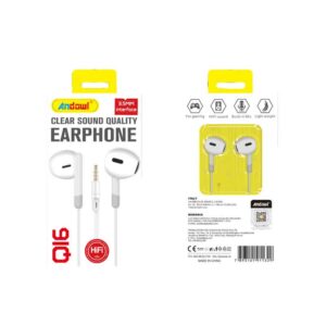 Andowl Ενσύρματα Ακουστικά με AUX 3.5mm Q16 - Earphone - sukki.gr
