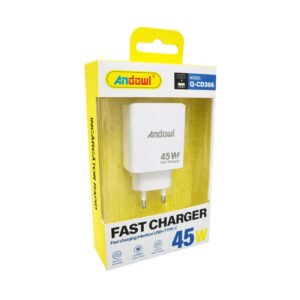 Andowl Φορτιστής 45W USB και Type-C Q-CD366 - Fast Charger - sukki.gr