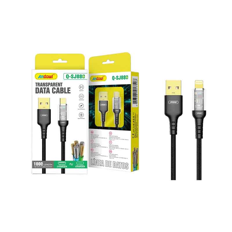Andowl Καλώδιο δεδομένων TypeC σε USB 1m Q-SJ880 - Data Cable - sukki.gr