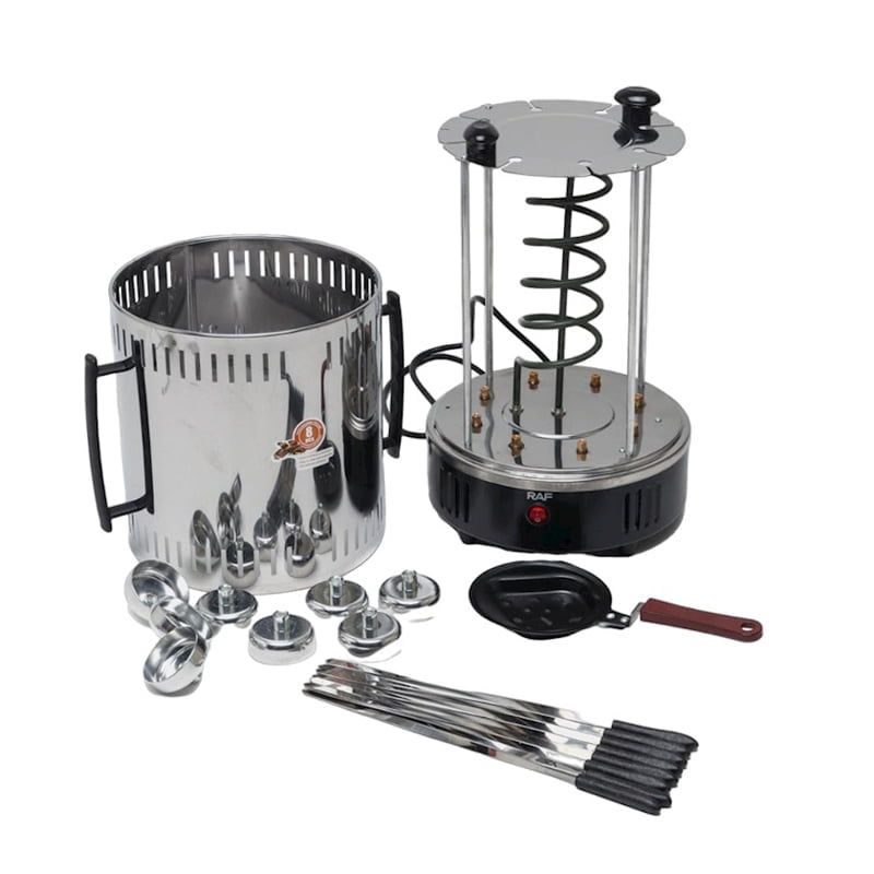 Raf R.8612 Ηλεκτρική Κάθετη Ψησταριά 1000W 6pcs - Electric Skewers - Image 3